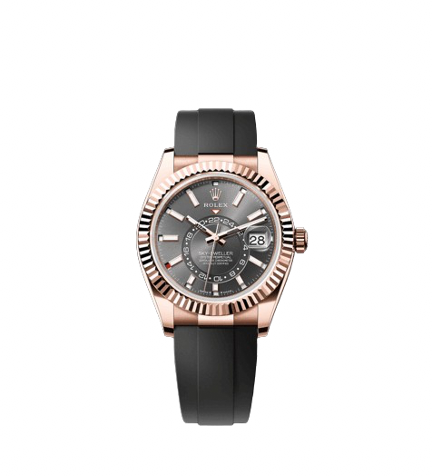 ROLEX SKY DWELLER OYSTERFLEX (GOLD STALE)