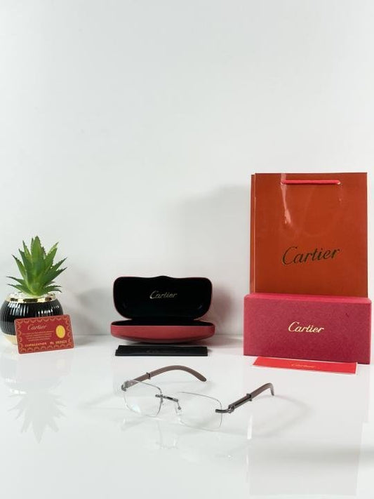 Cartier 1001 Gun Black Day Night Color Changing Glass