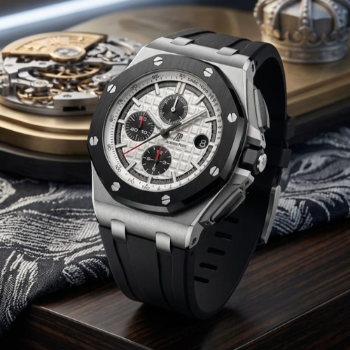Audemars Piguet Royal Oak Offshore Chronograph 44mm “Panda”  Swiss ETA